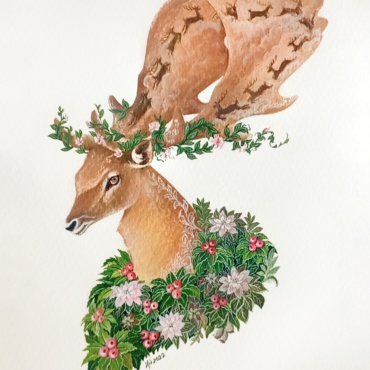 Christmas deer