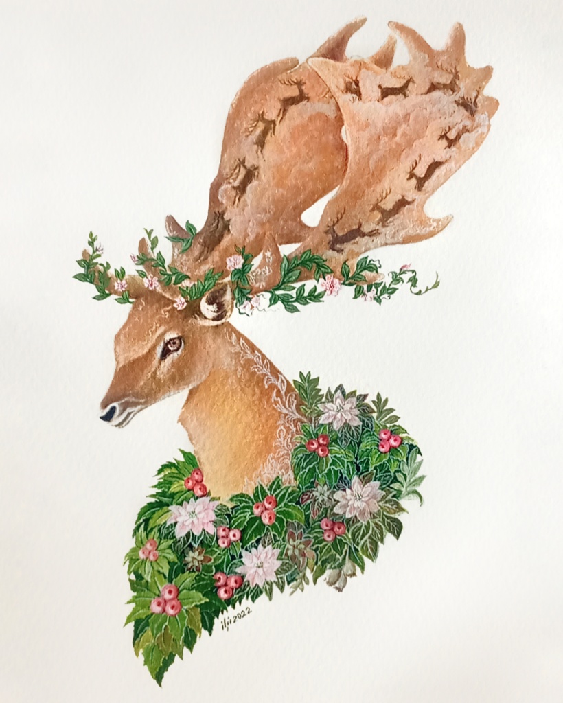 Christmas deer