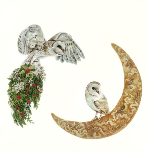 Christmas owls