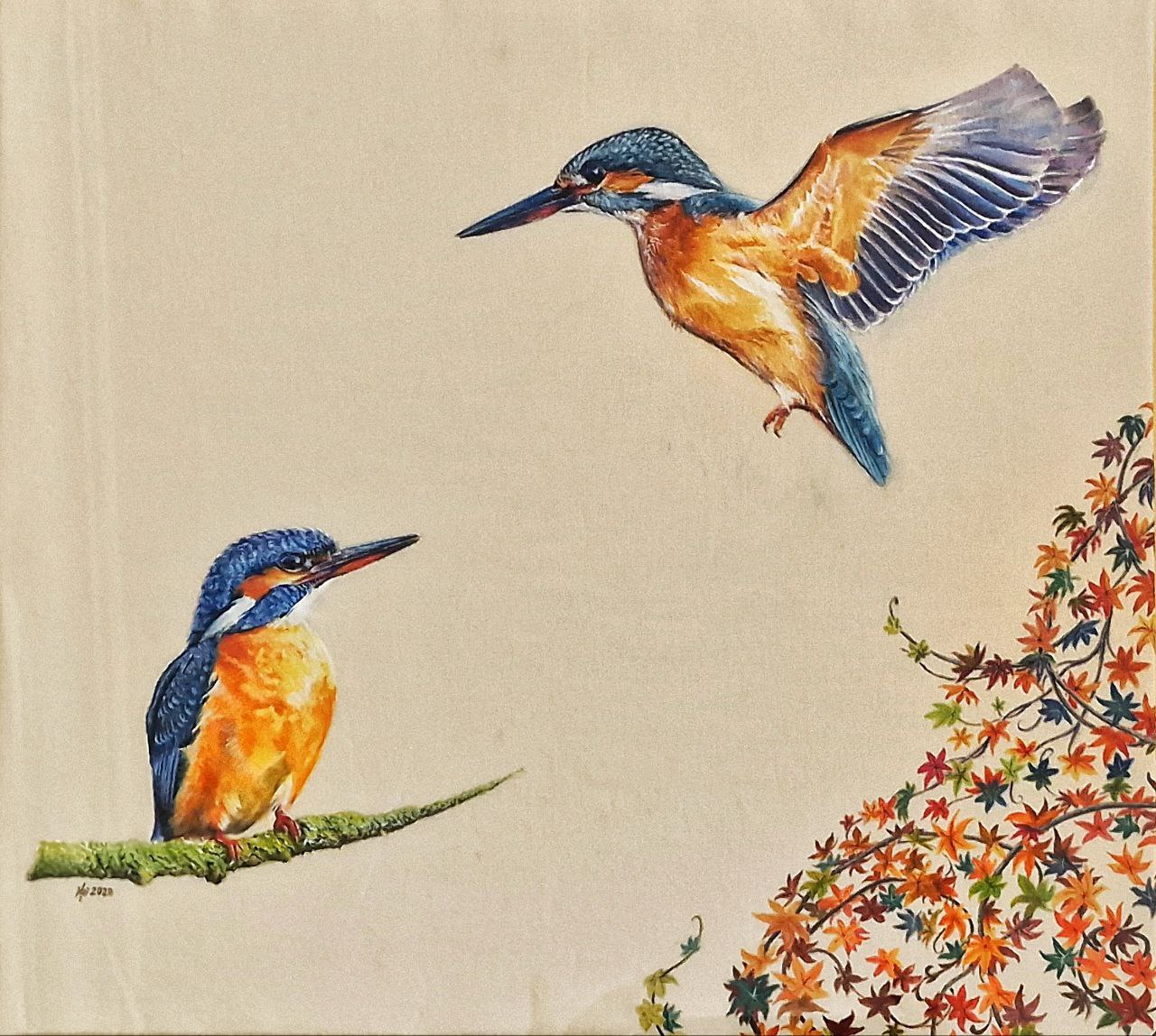 King Fishers _ Original painting