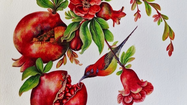 Blossoming of the Pomegranate